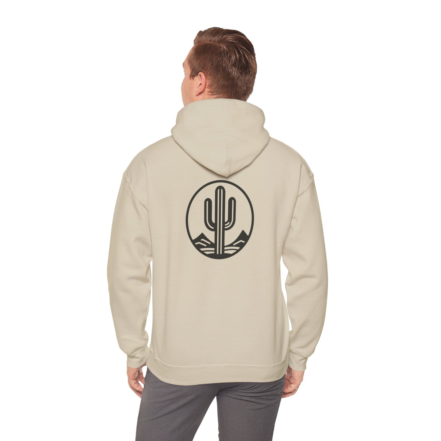 Saguaro Hooded Sweatshirt - Front & Back