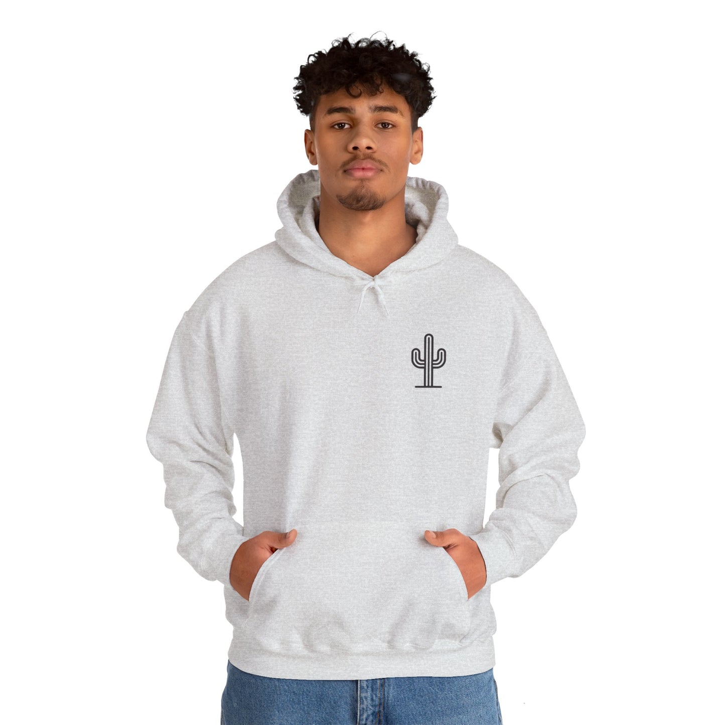 Saguaro Hooded Sweatshirt - Front & Back