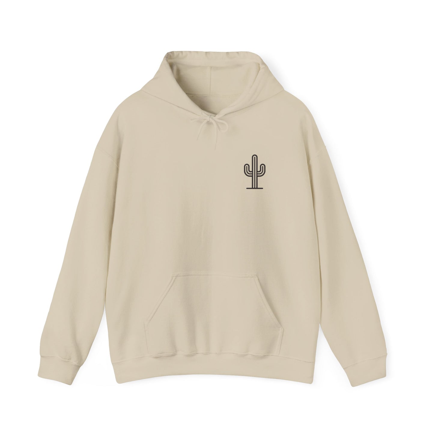 Saguaro Hooded Sweatshirt - Front & Back