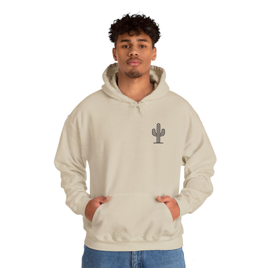 Saguaro Hooded Sweatshirt - Front & Back