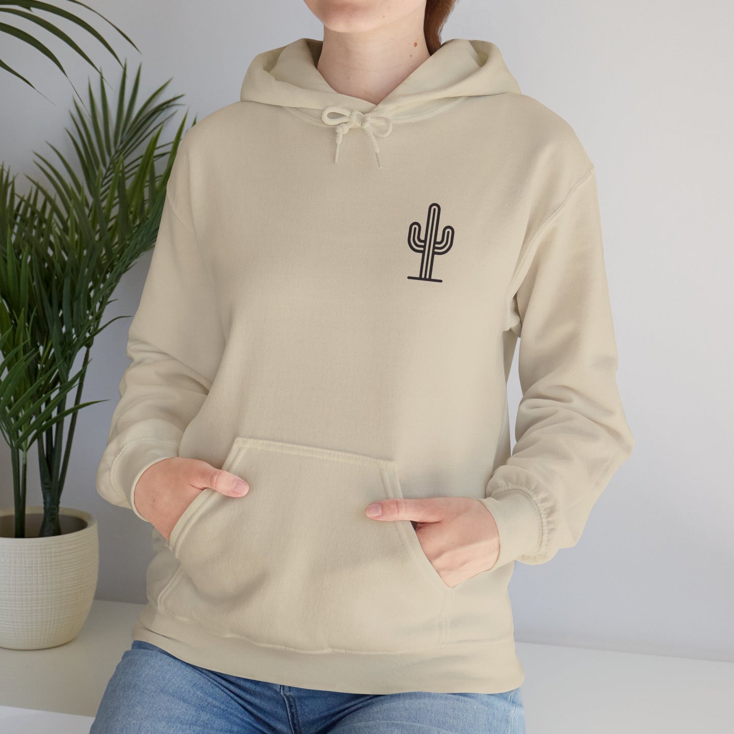 Saguaro Hooded Sweatshirt - Front & Back