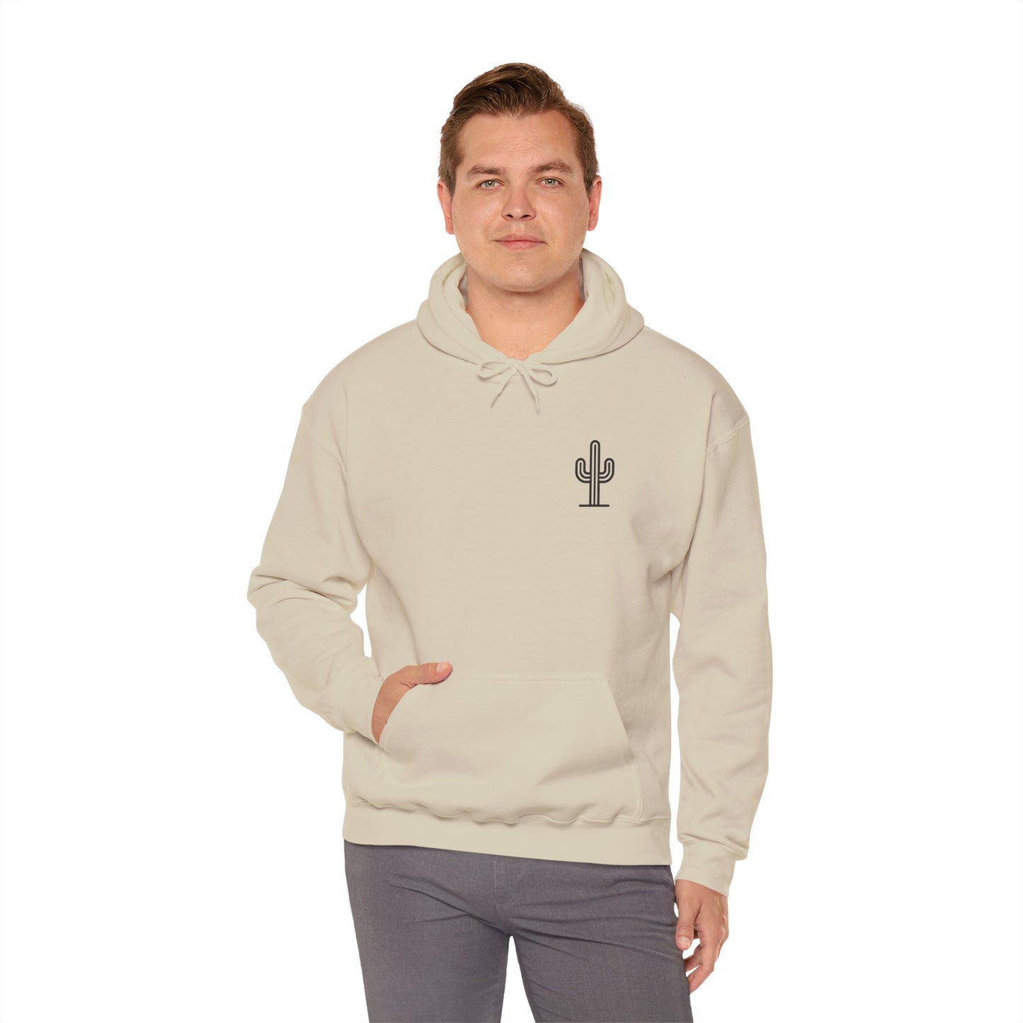 Saguaro Hooded Sweatshirt - Front & Back