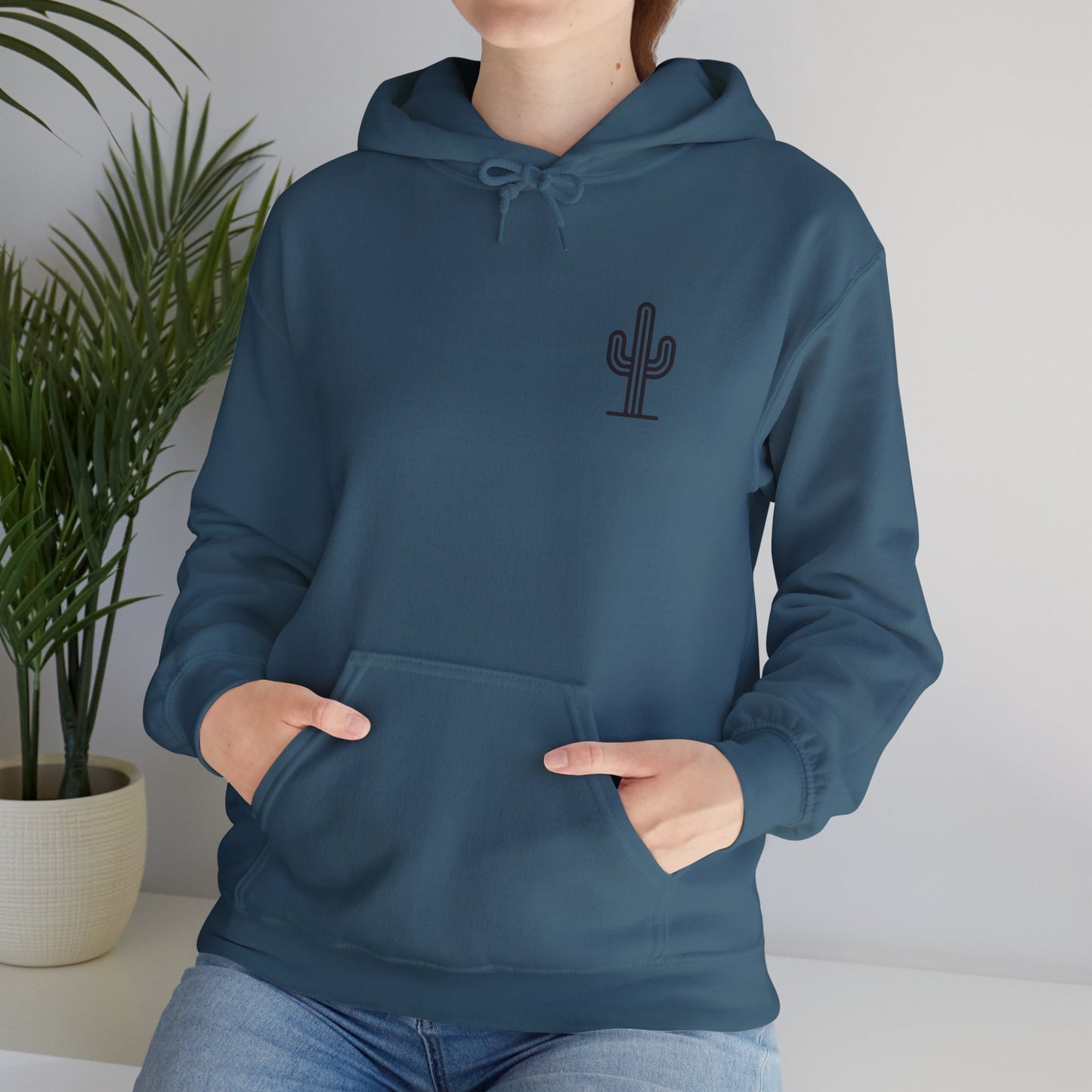 Saguaro Hooded Sweatshirt - Front & Back