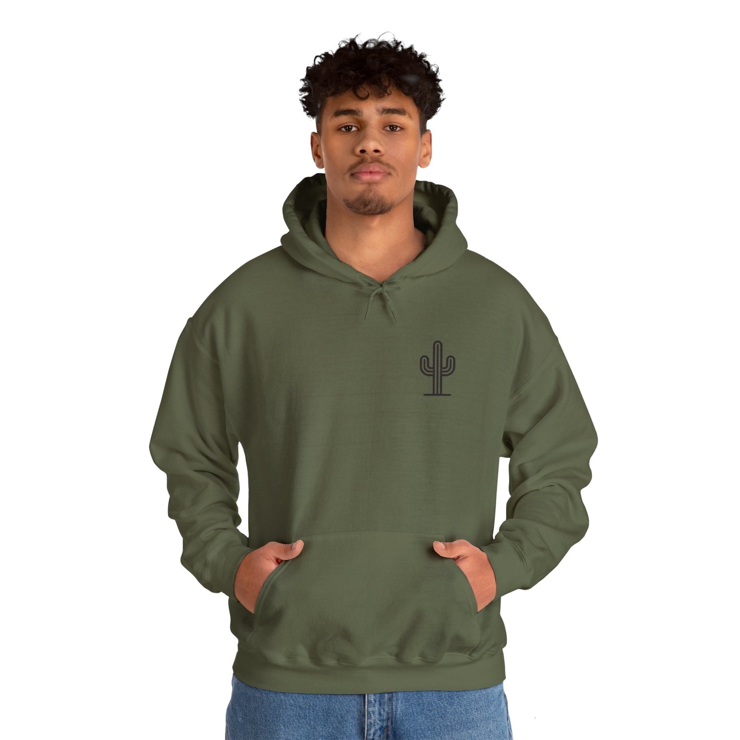 Saguaro Hooded Sweatshirt - Front & Back